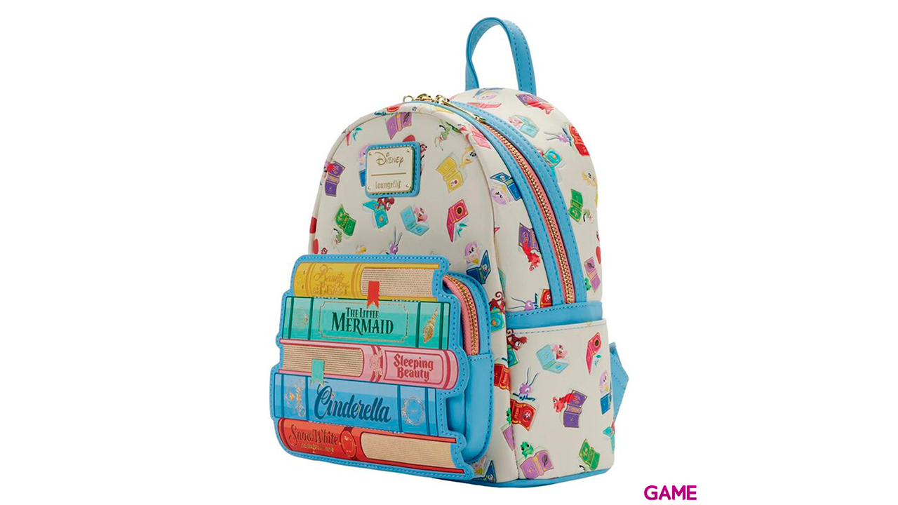 Mochila Libros Clasicos Princesas Disney Loungefly 26cm-2