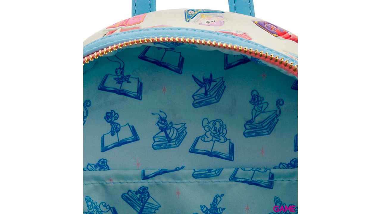 Mochila Libros Clasicos Princesas Disney Loungefly 26cm-4