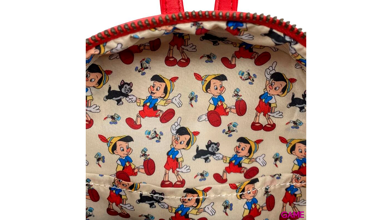 Mochila Pinocho Disney Loungefly 26cm-4