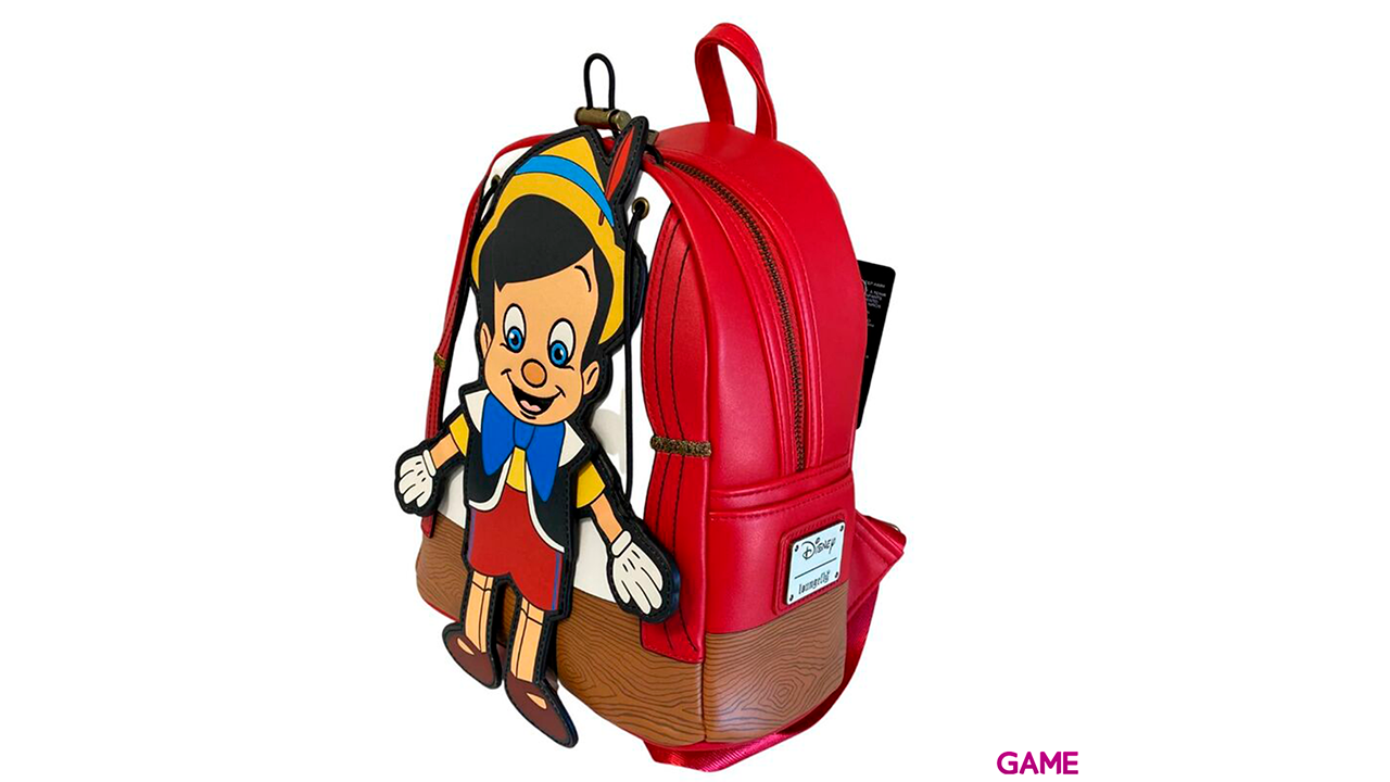 Mochila Pinocho Disney Loungefly 26cm-5