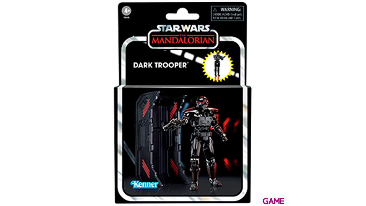 Figura Vin Dark Trooper The Mandalorian Star Wars 9,5cm-0