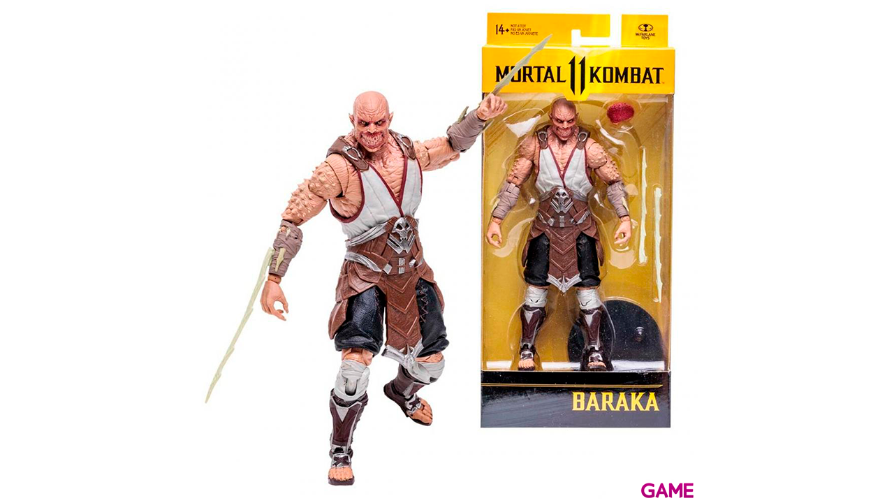 Figura Baraka Mortal Kombat 17cm-0