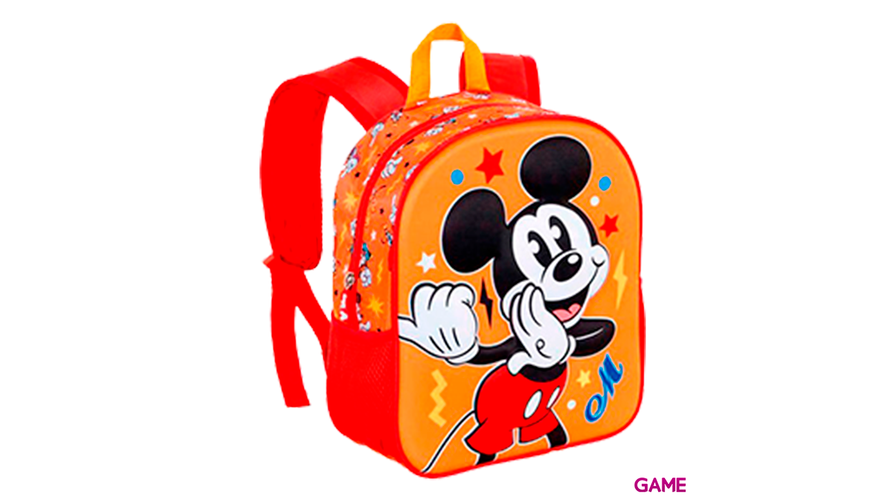 Mochila 3D Whisper Mickey Disney 31cm-1