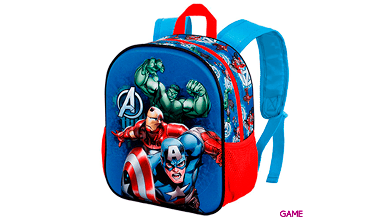 Mochila 3D Energy Vengadores Avengers Marvel 31cm-0
