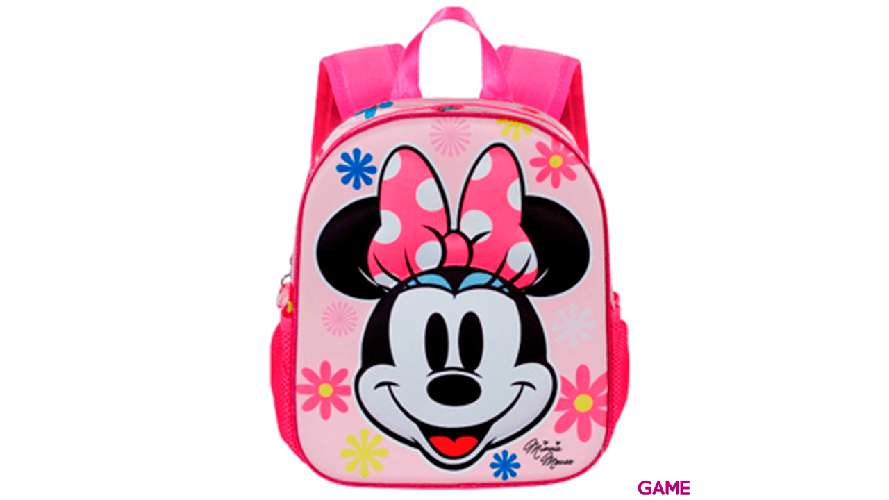 Mochila 3D Floral Minnie Disney 31cm-0