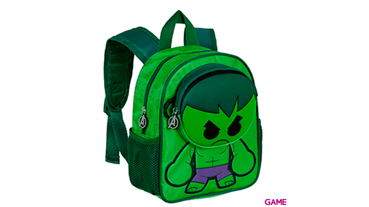 Mochila Bobblehead Hulk Vengadores Avengers Marvel 28cm-0