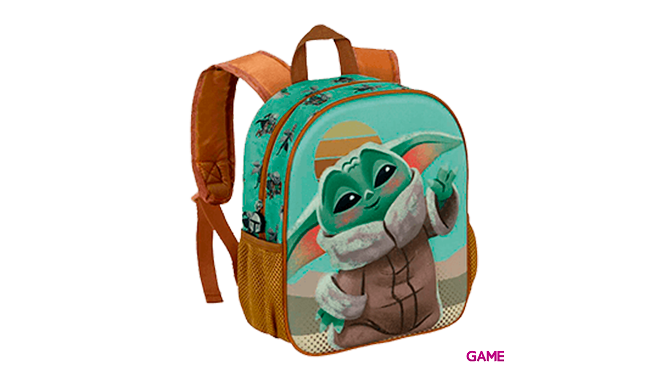 Mochila 3D Say Hi Grogu The Mandalorian Star Wars 31cm-1