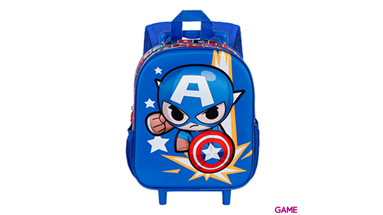 Trolley 3D Punch Capitan America Vengadores Avengers Marvel 34cm-1