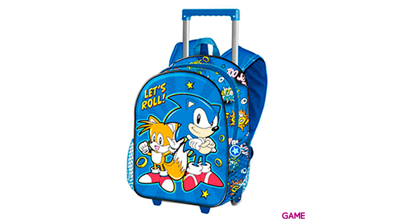 Trolley 3D Lets Roll Sonic The Hedgehot 34cm-0
