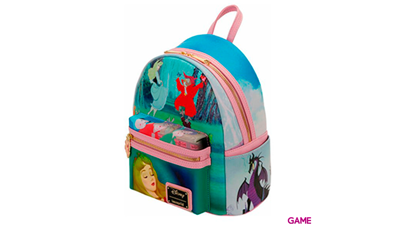 Mochila La Bella Durmiente Disney Loungefly 25cm-1