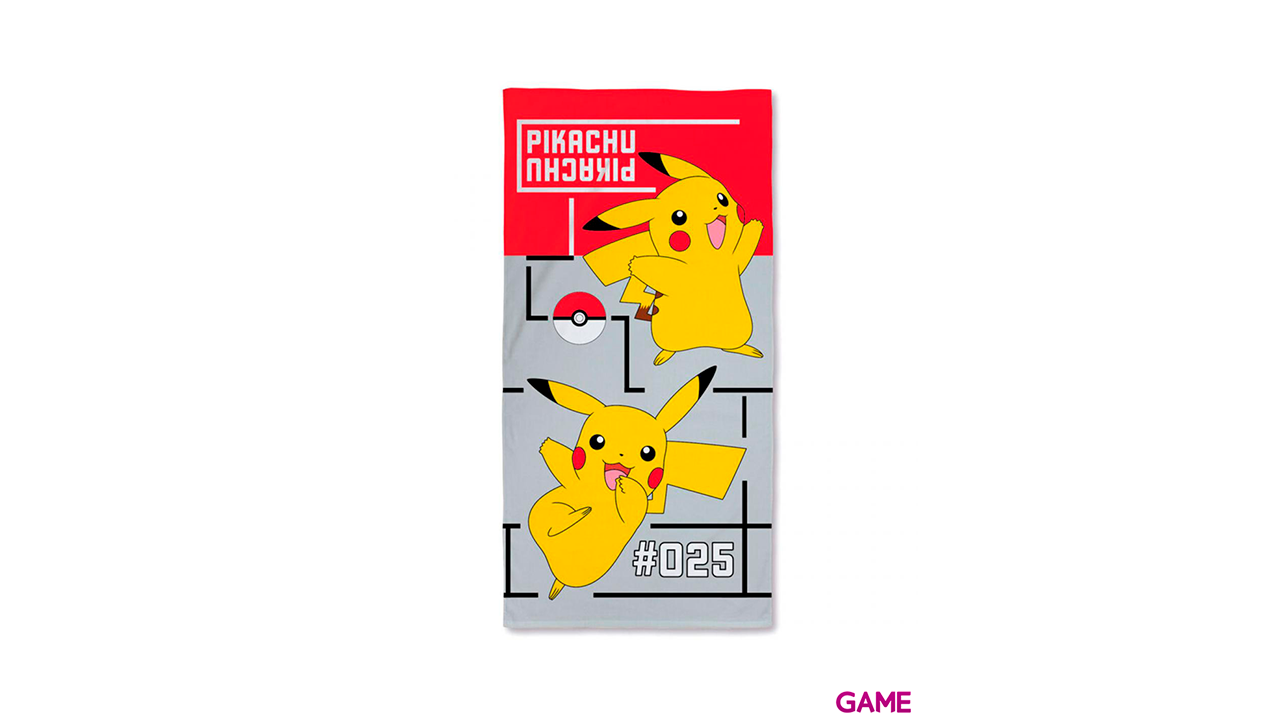 Toalla Pokemon Pikachu II Algodón-0
