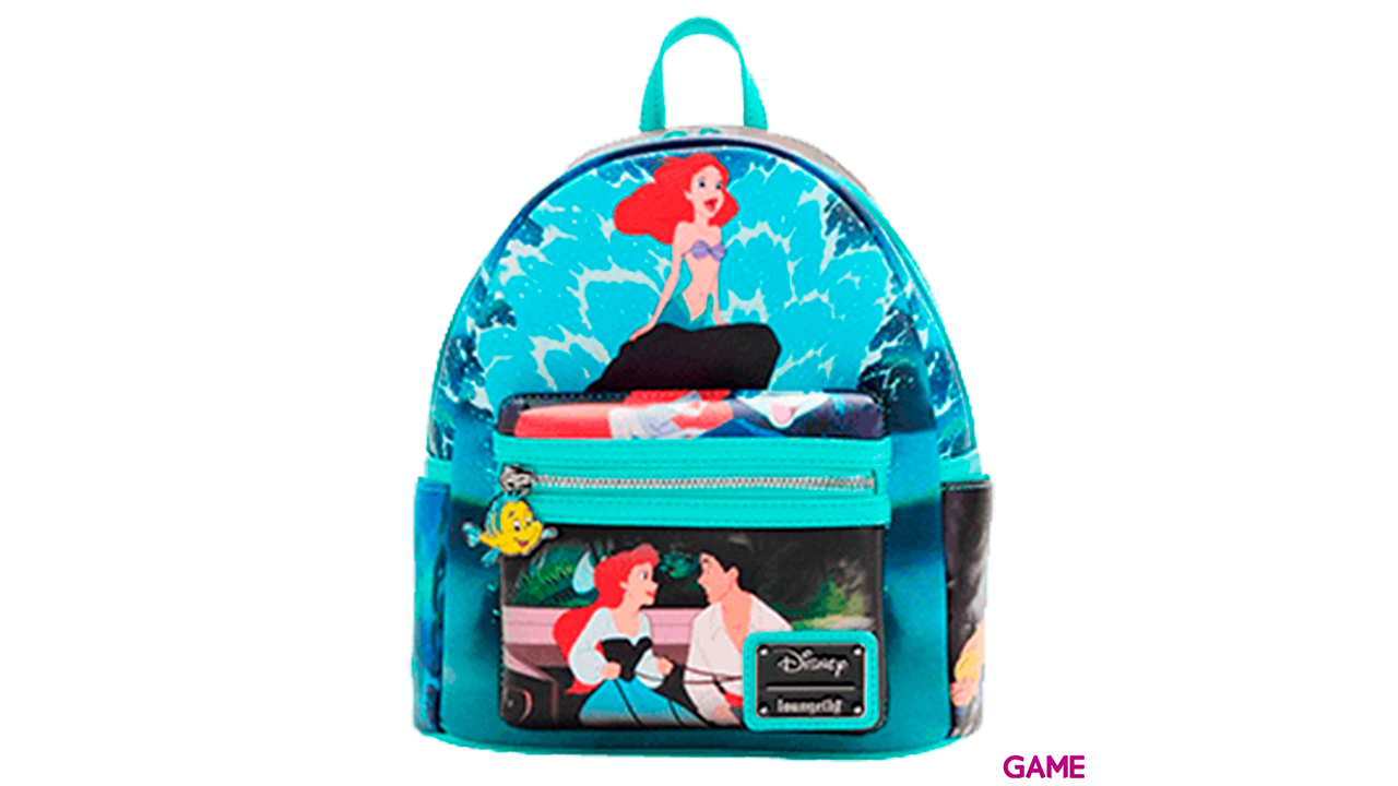 Mochila Escenas La Sirenita Disney Loungefly 26cm-0