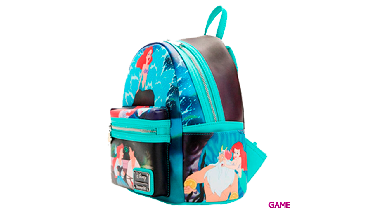 Mochila Escenas La Sirenita Disney Loungefly 26cm-1