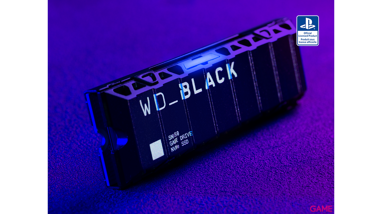 WD_Black SN850 M.2 1TB SSD PCI Express 4.0 NVMe - Con disipador - Licencia Oficial Playstation - Disco Duro Interno-0