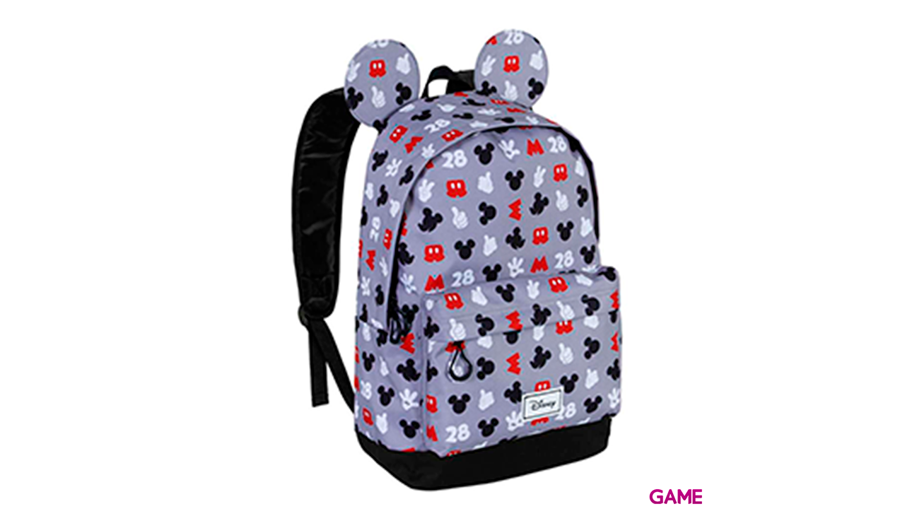 Mochila Grey Mickey Disney 41cm-1
