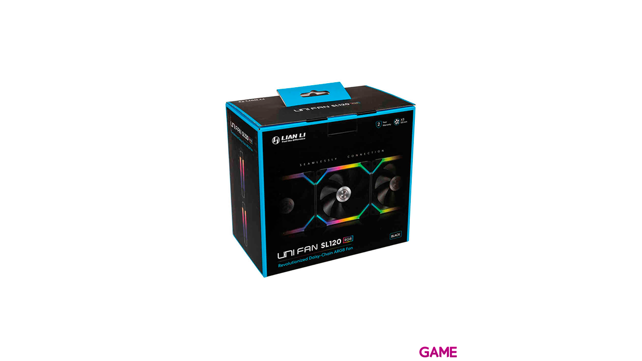 VENTILADOR 120X120 LIAN LI UNI FAN SL120 INFINITY BLACK 3 U-5
