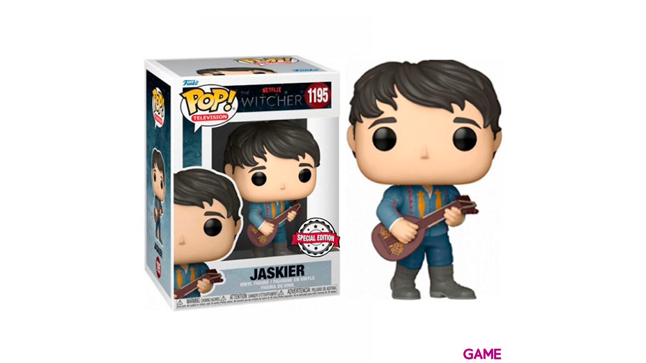 Figura POP The Witcher Jaskier Exclusive-1