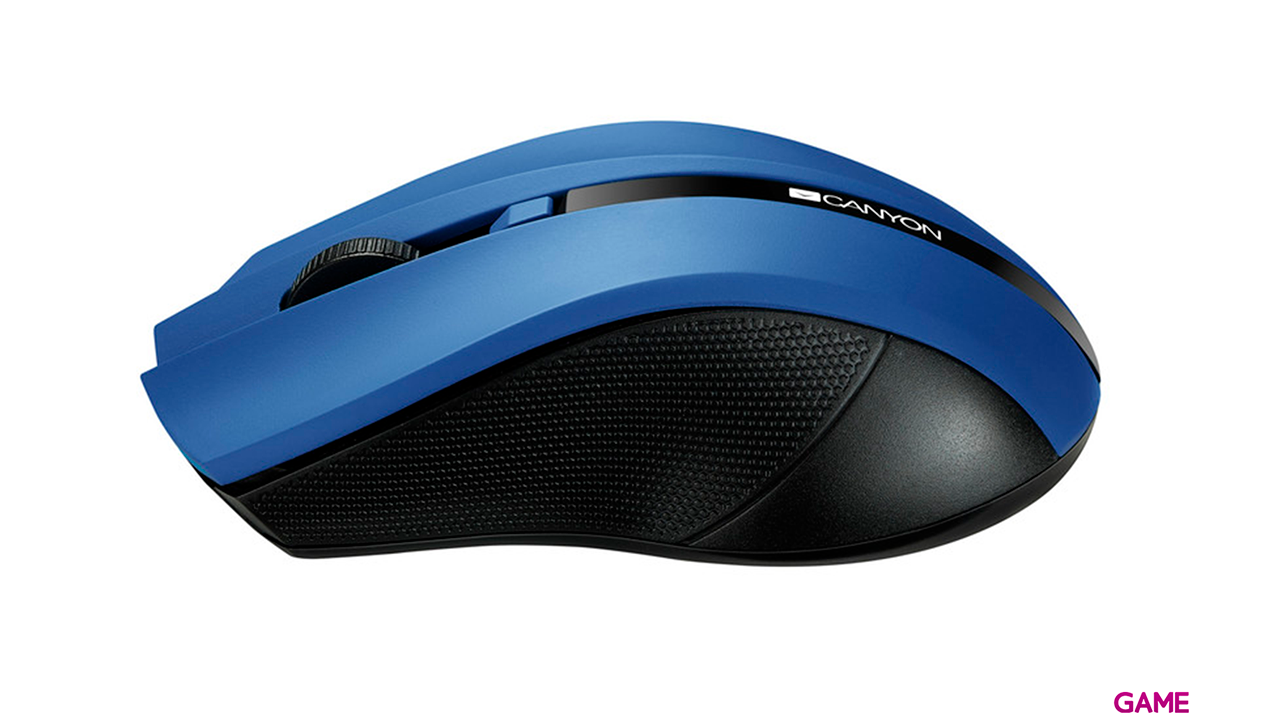 Canyon CNE-CMSW05BL Inalámbrico Óptico 1600 DPI Azul - Raton-1