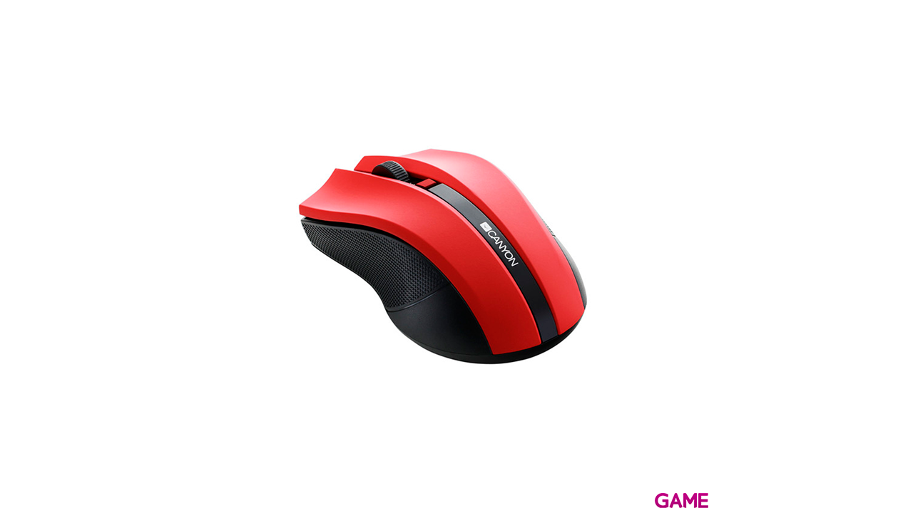 Canyon CNE-CMSW05R Inalámbrico Optico 1600DPI Rojo - Raton-2
