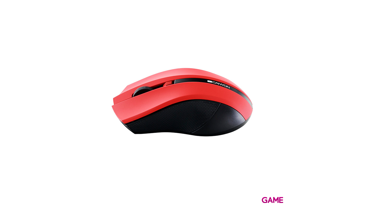 Canyon CNE-CMSW05R Inalámbrico Optico 1600DPI Rojo - Raton-3