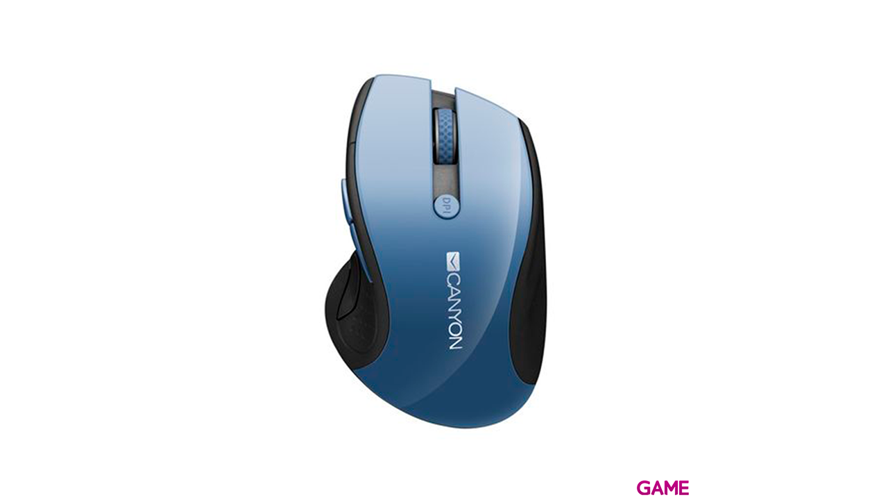 Canyon CNS-CMSW01BL Inalámbrico Óptico 1600 DPI Azul - Raton-1