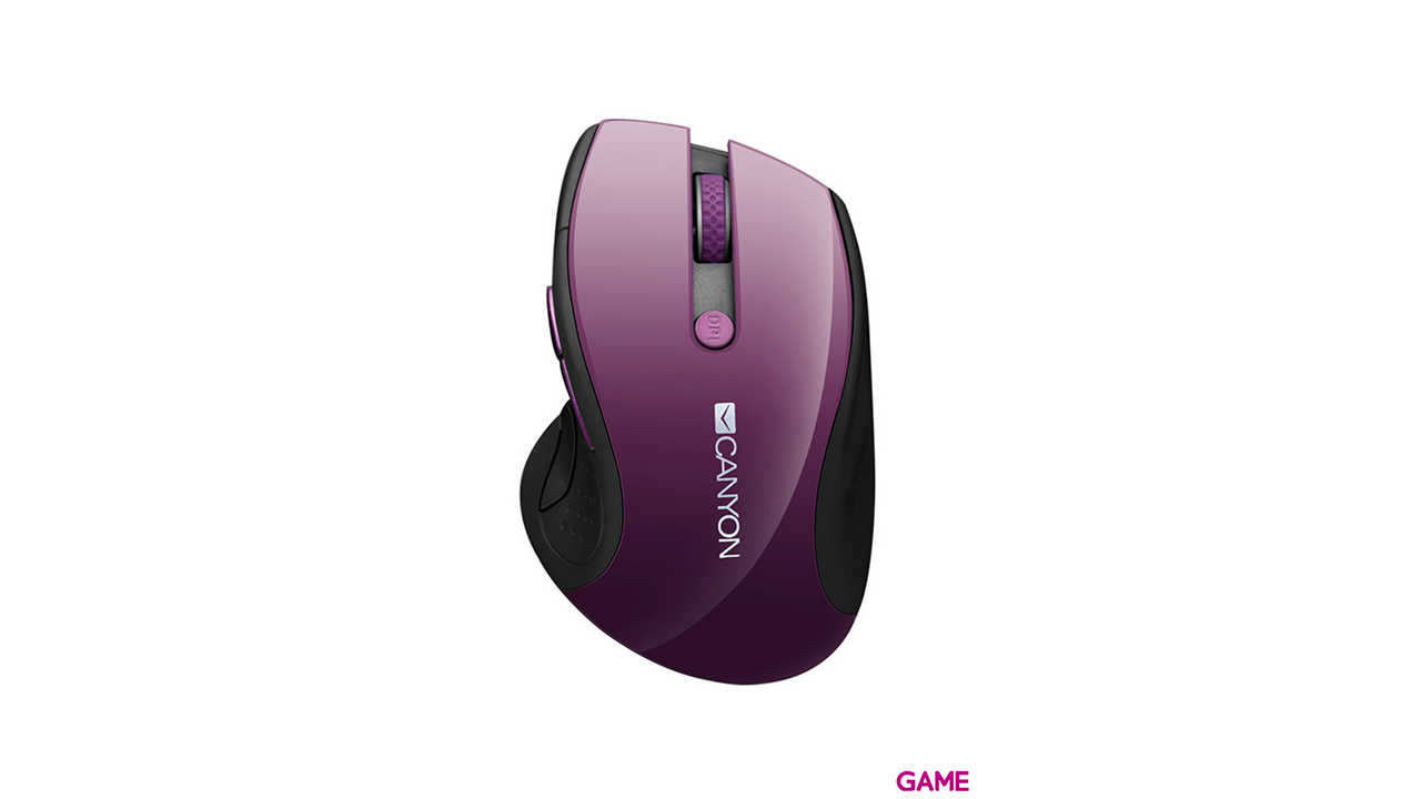 Canyon CNS-CMSW01P Inalámbrico Óptico 1600 DPI Morado - Raton-3
