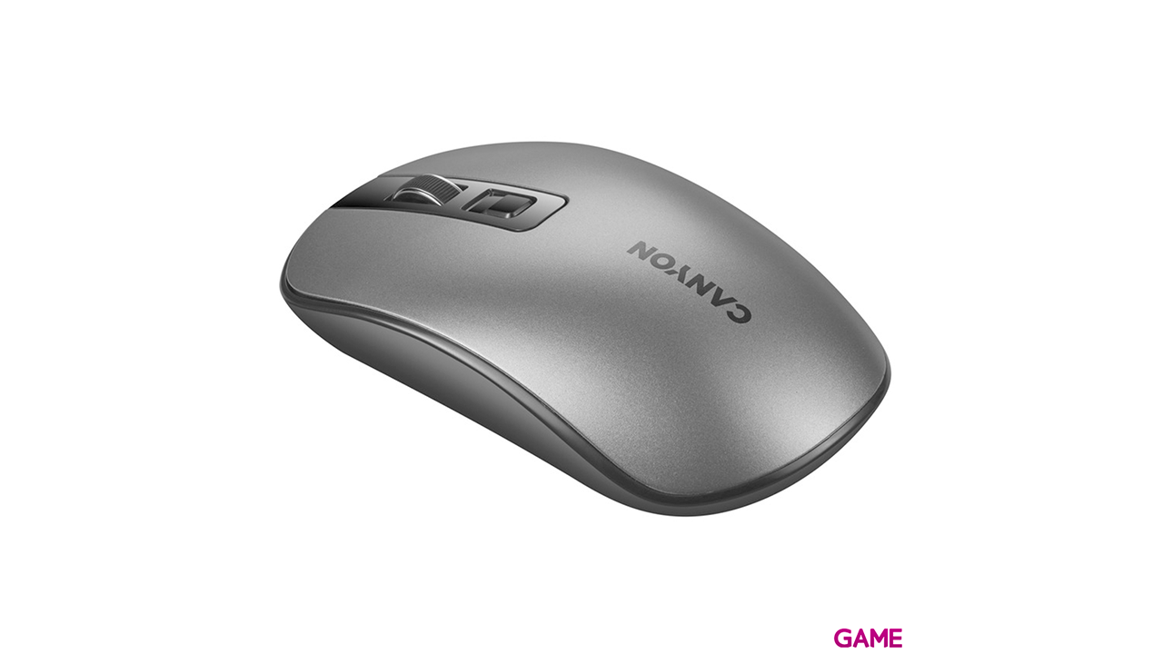 Canyon CNS-CMSW18DG Inalámbrico Óptico 1600DPI - Gris - Raton-2