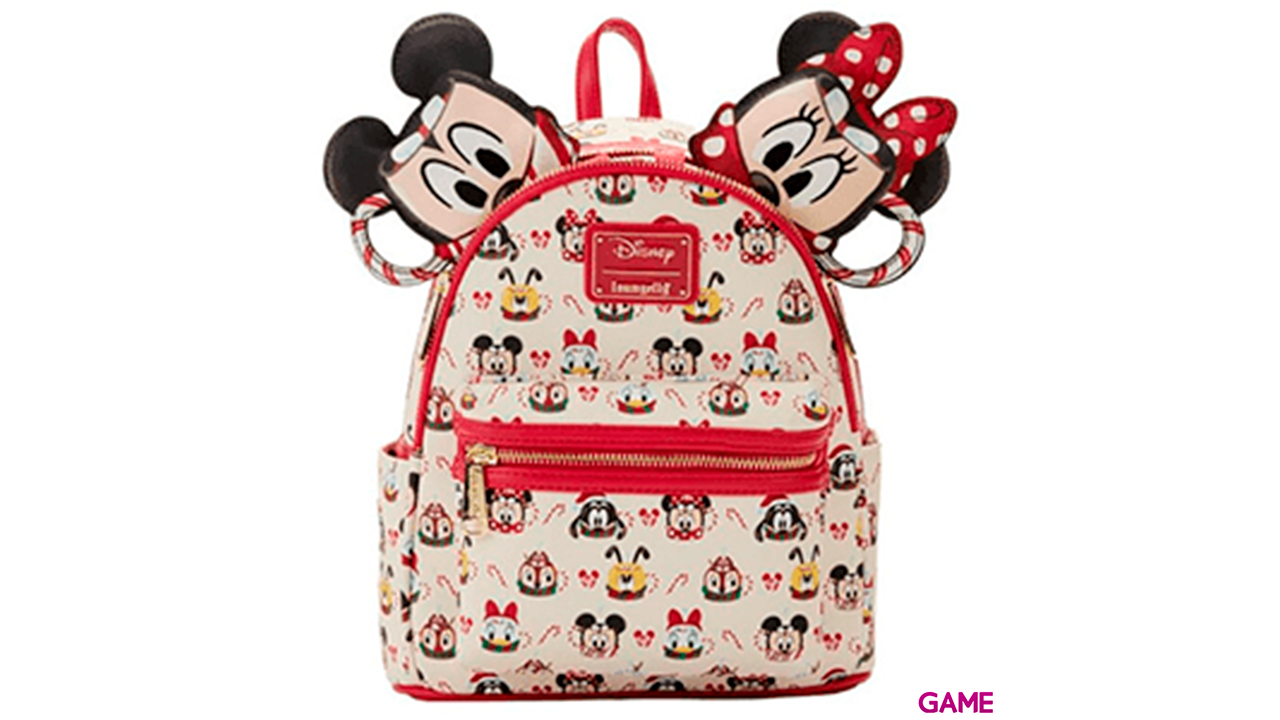 Mochila + Diadema Orejas Chocolate Caliente Mickey & Minnie Disney Loungefly-0