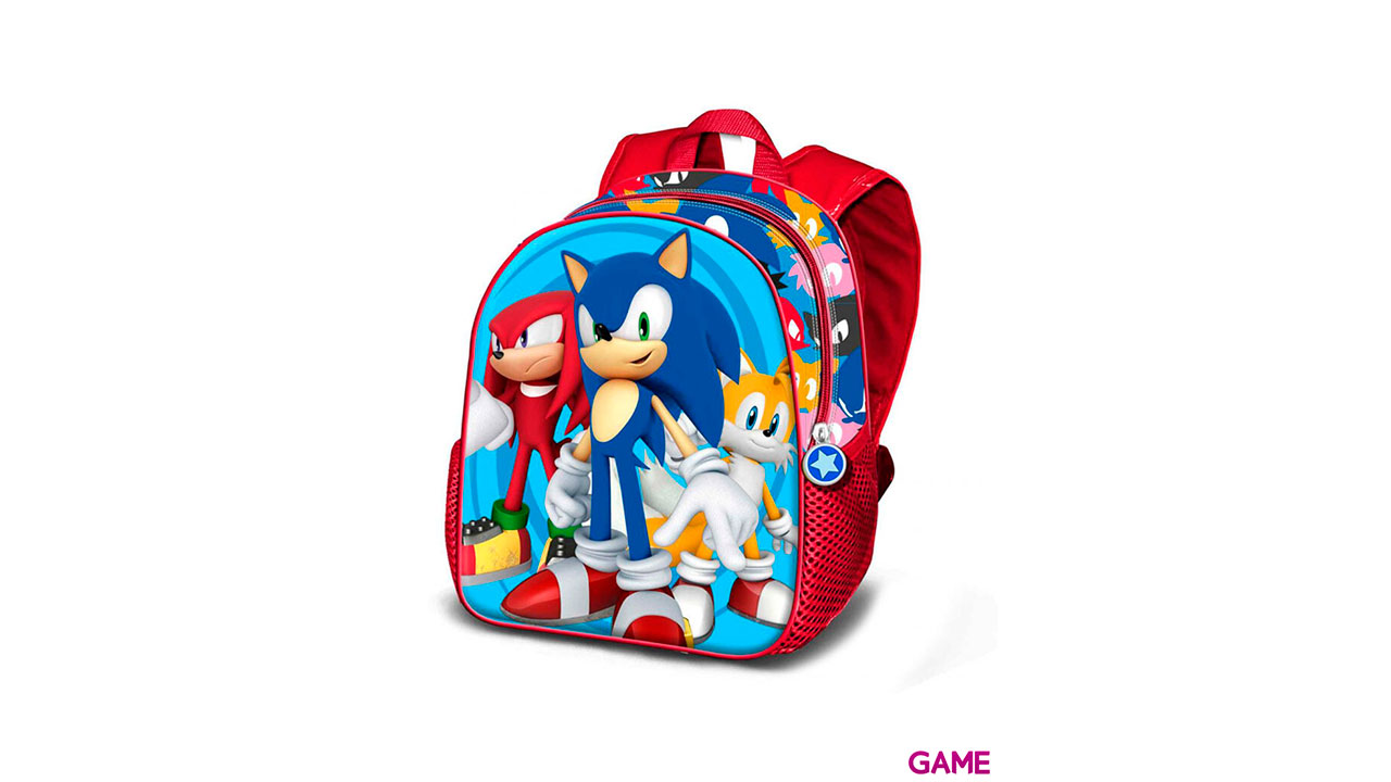 Mochila 3D Friends Sonic The Hedgehog 31cm-0