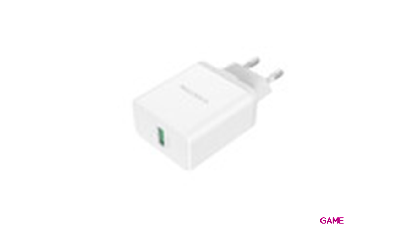 Canyon CNE-CHA24W USB A 24w Carga Rapida Blanco - Cargador-1