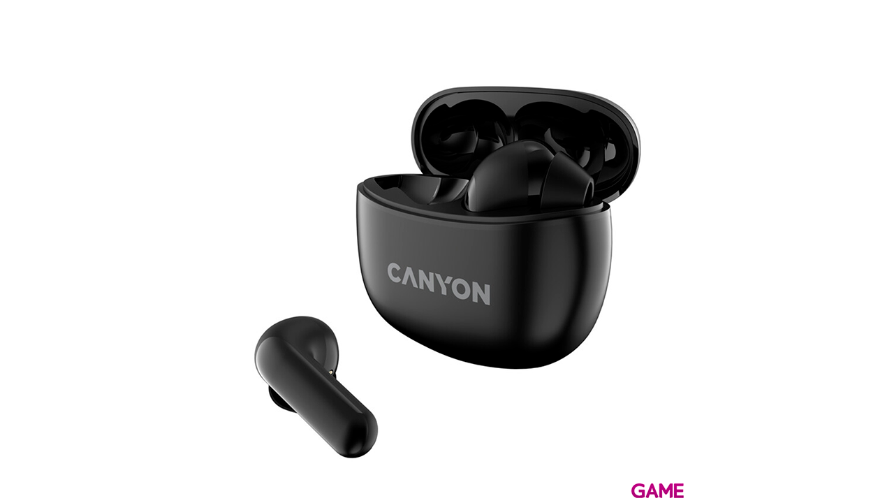 Canyon CNS-TWS5B True Wireless BT - Estuche - Negro - Auriculares-1