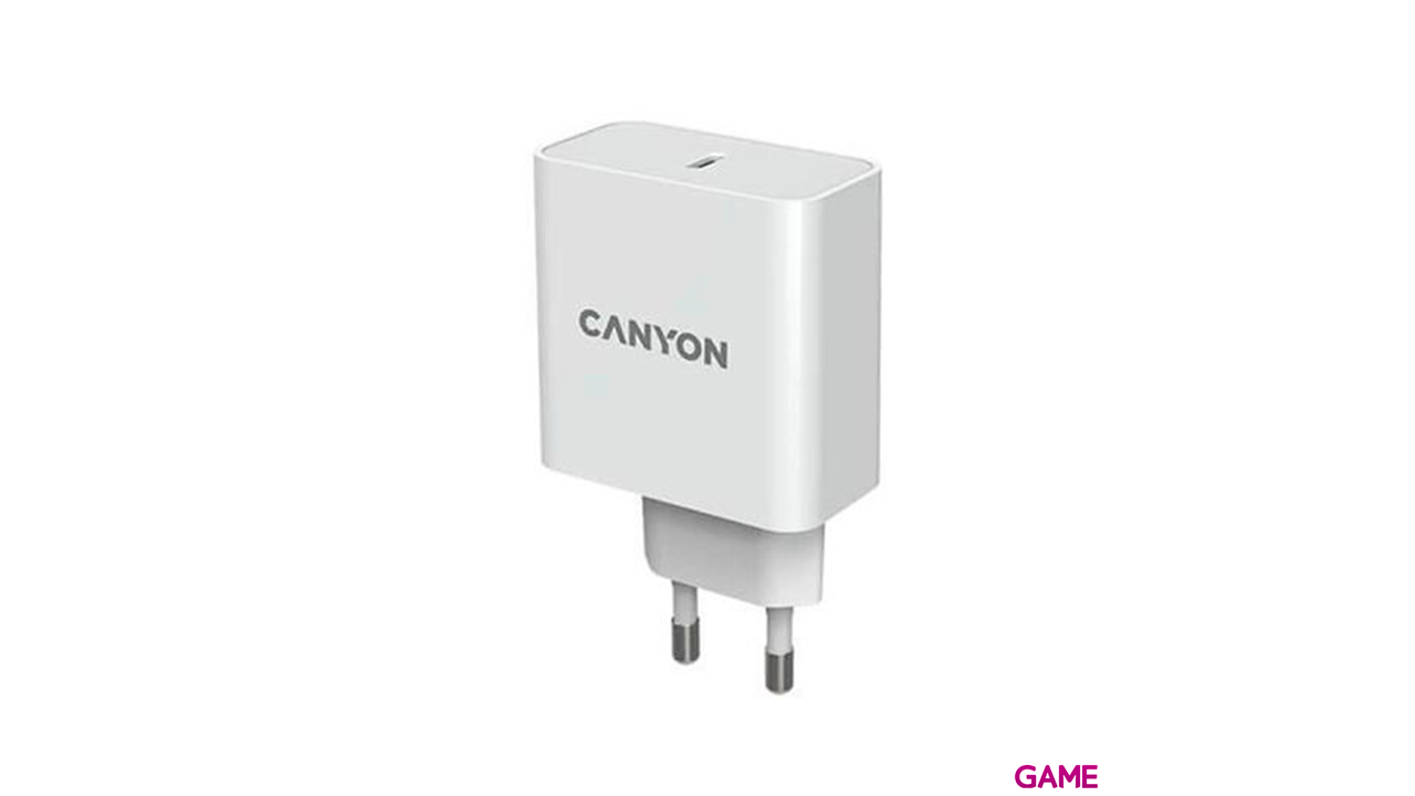 Canyon WS-303 USB C Blanco - Cargador-0