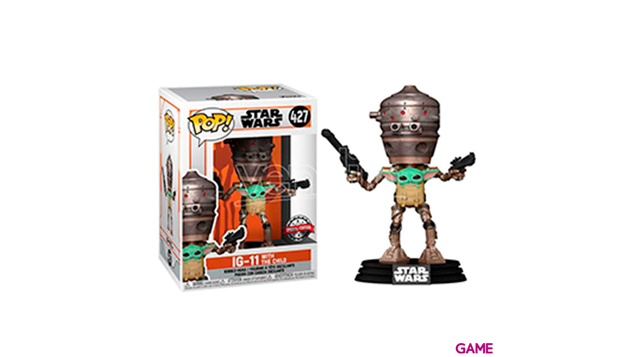 Set figura POP Tee Star Wars IG-11 With the Child Exclusive-2