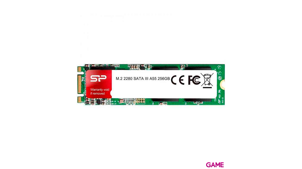 Silicon Power M.2 2280 A55 Half-slim 256GB Serial ATA III SLC-0