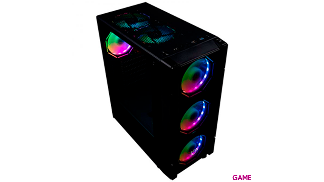 Hiditec V30 ARGB Negro - Caja Ordenador-1