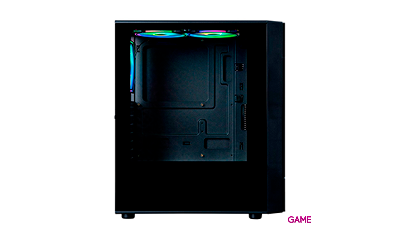Hiditec V40 ARGB PRO Midi Tower Negro - Caja Ordenador-3