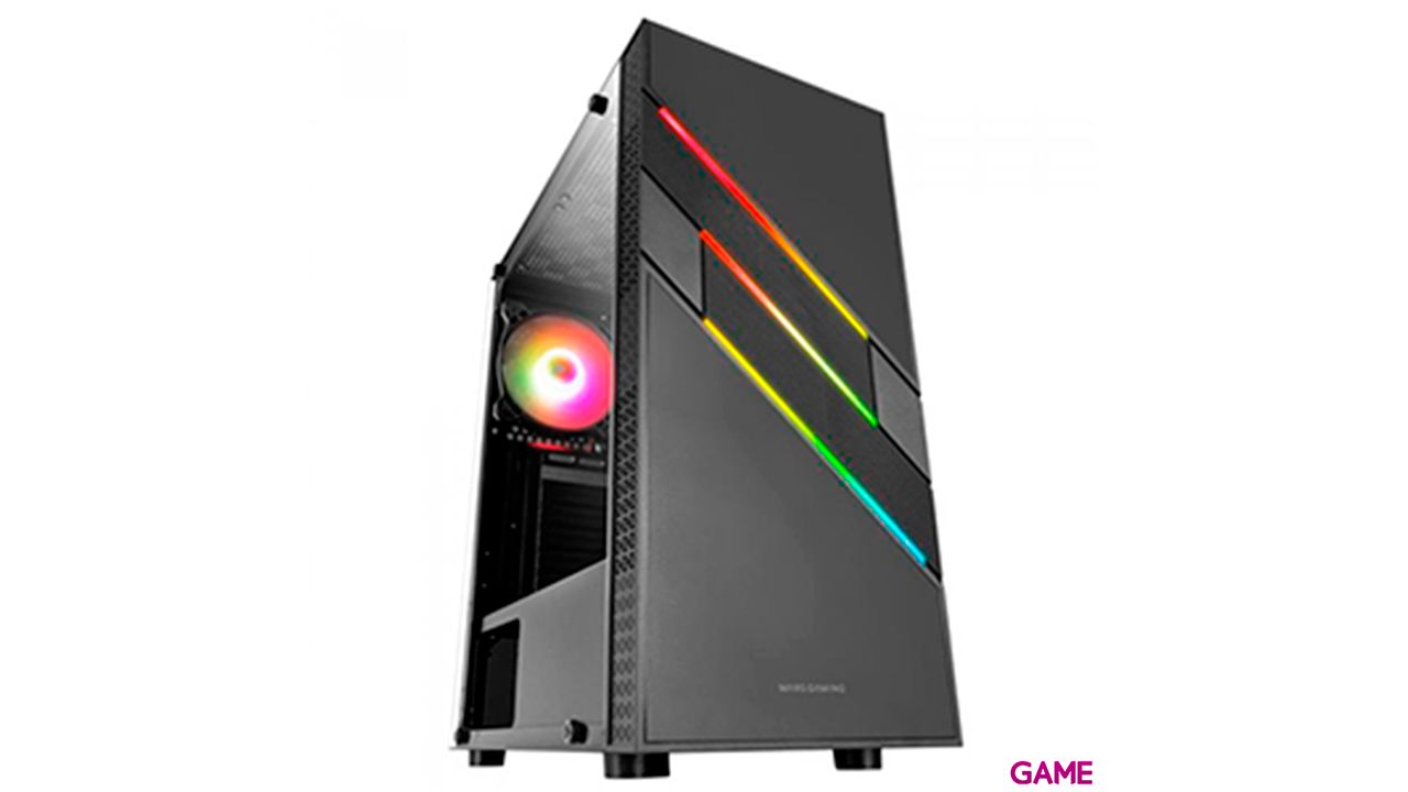 Mars Gaming MC-U3 ATX XL Frontal Triple ARGB Ventana Cristal Templado - Caja Ordenador-0