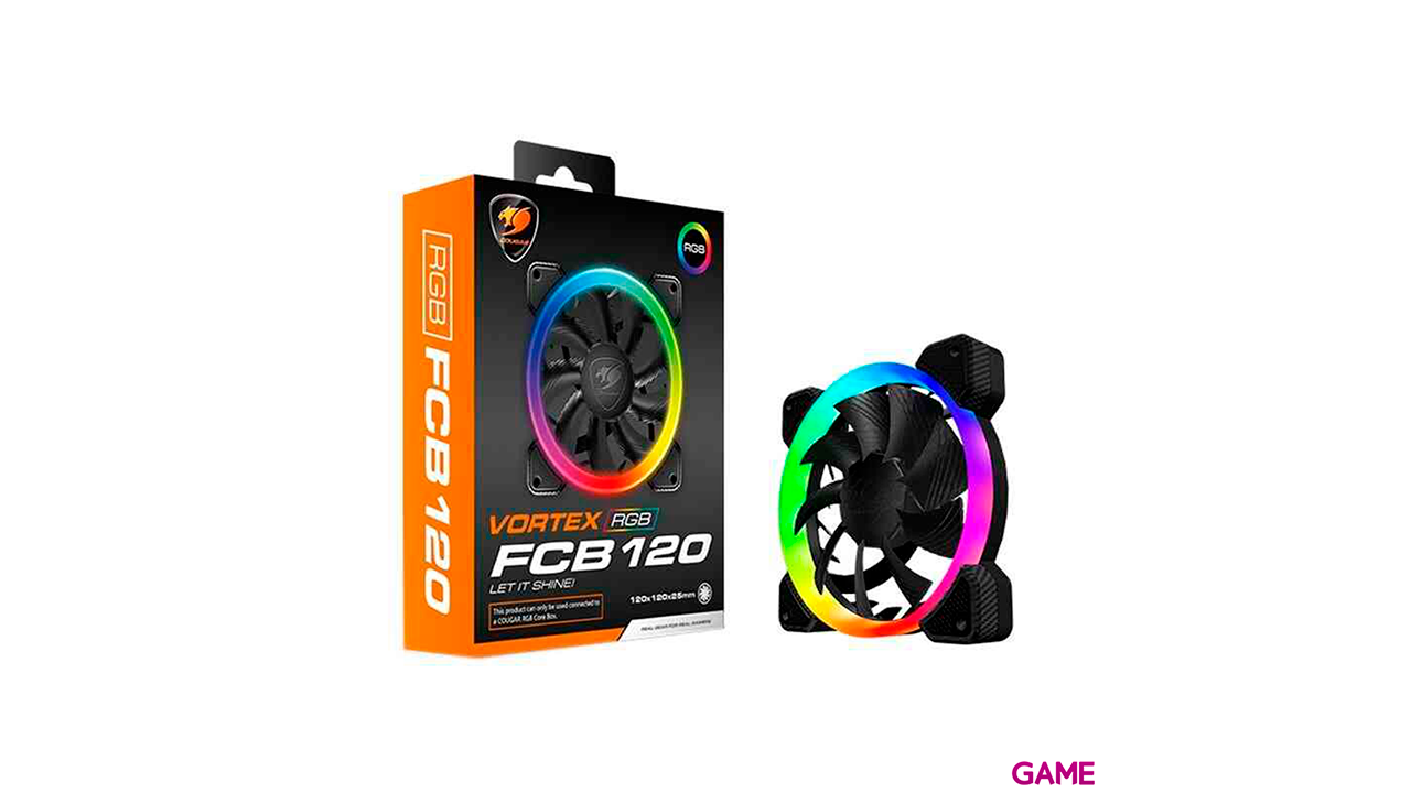 Cougar Vortex FCB 120 RGB - Ventilador Caja-1