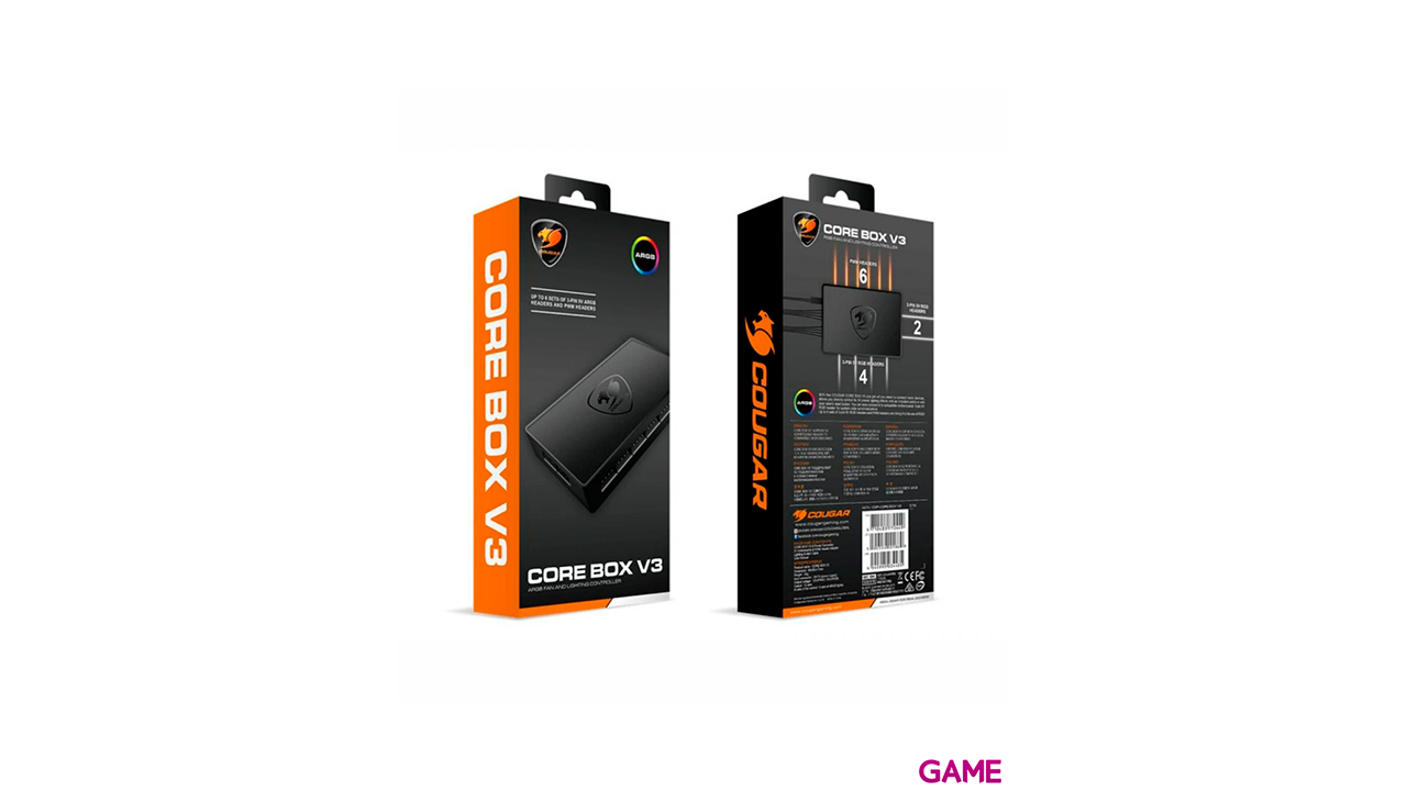 Cougar Controlador Core Vox V3 ARGB - Controlador-3