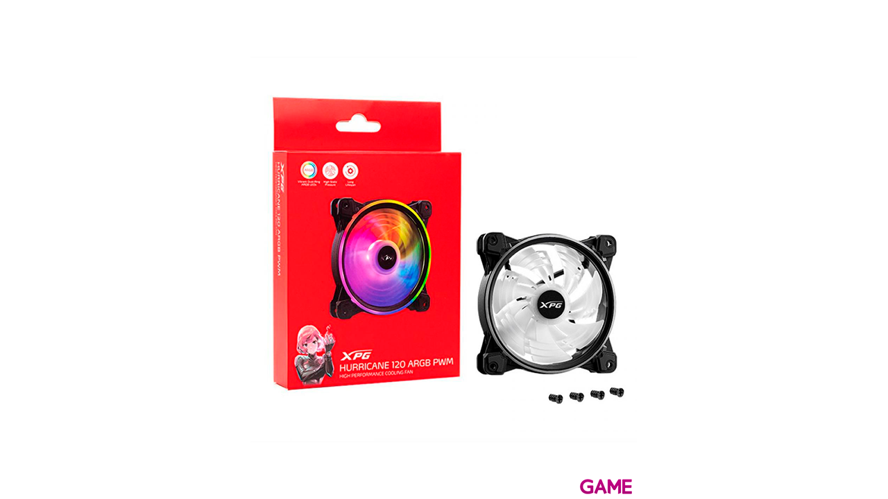 XPG ARGB Hurricane 120 mm PWM - Ventilador-2