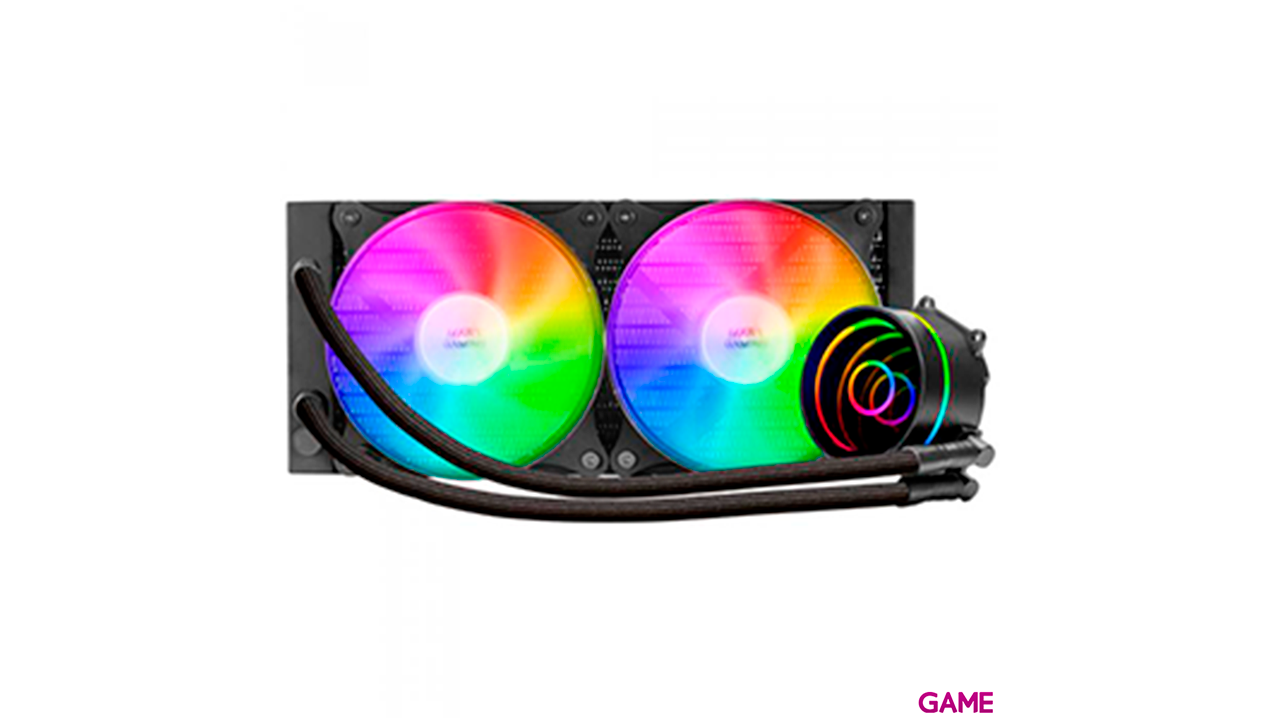 Mars Gaming ML-ONE240 Espejo Infinito 2 Ventiladores FRGB Silenciosos - Refrigeracion Liquida-0