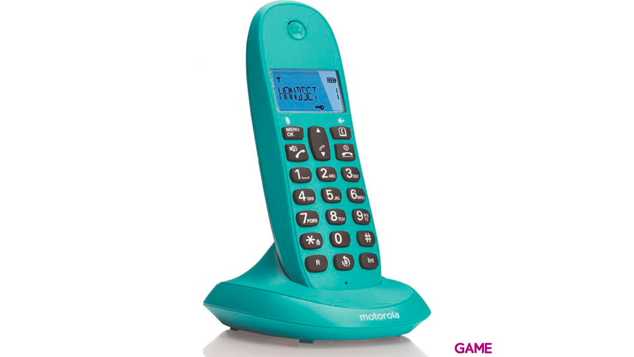 Motorola C1001 LB+ DECT Turquesa - Telefono Fijo-0