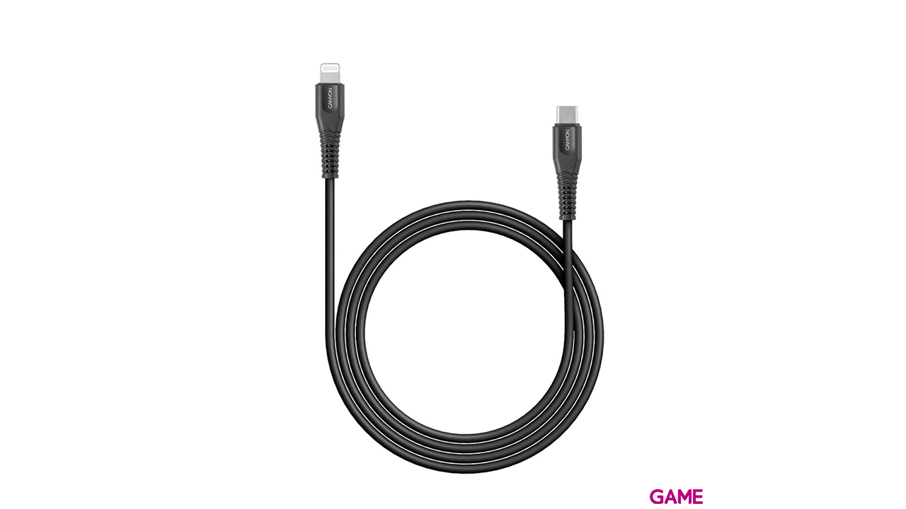 Canyon MFI-4 Lightning 1,2 m Negro - Cable-0