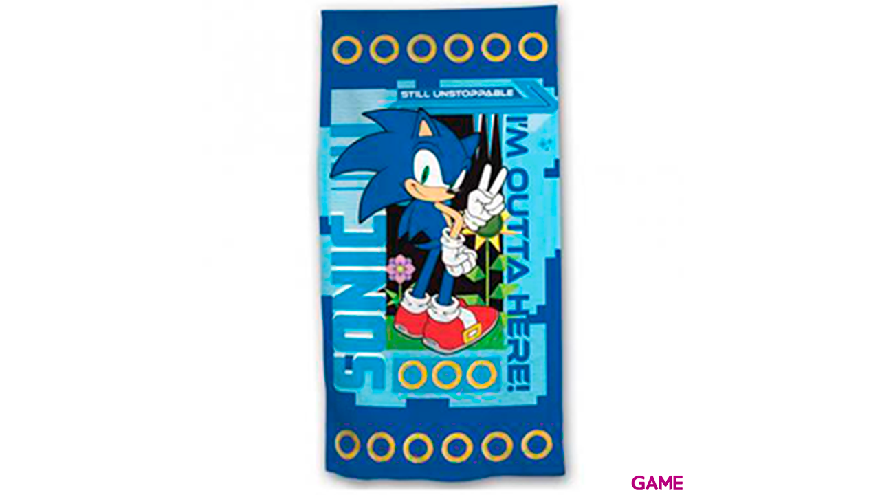 Toalla Sonic The Hedgehog microfibra-0