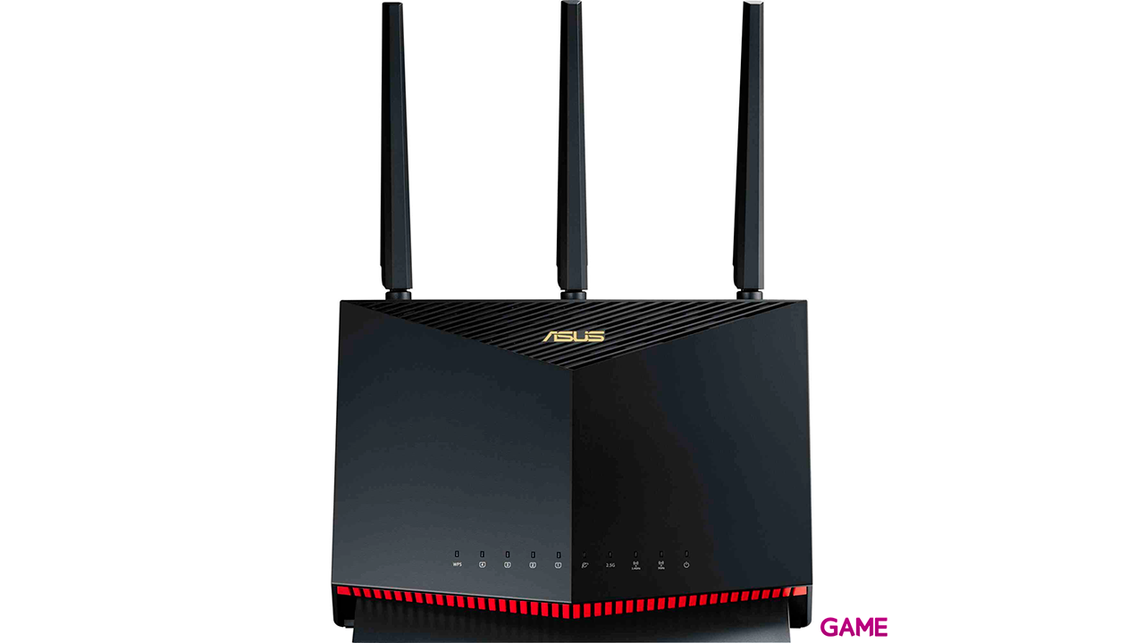 ASUS RT-AX86U Pro Gigabit Ethernet Doble banda (2,4 GHz / 5 GHz) Negro - Router-2