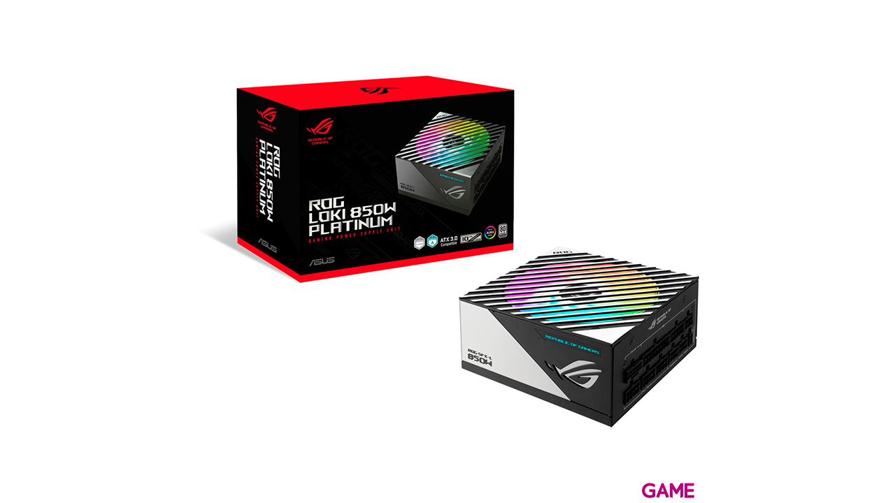 Asus ROG Loki SFX-L 850W Platinum 24-pin ATX Negro, Plata - Fuente Alimentacion-12