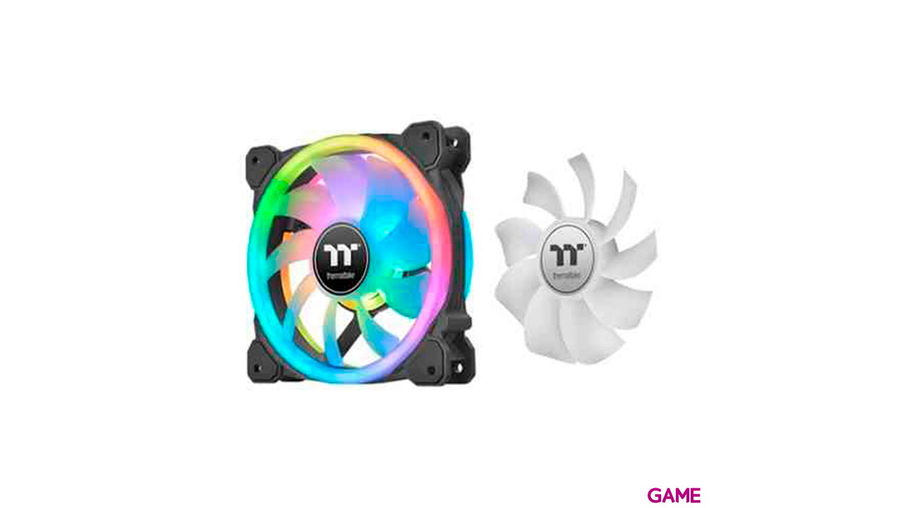 VENTILADOR 140X140 THERMALTAKE SWAFAN 14 RGB PE PACK 3UD-0