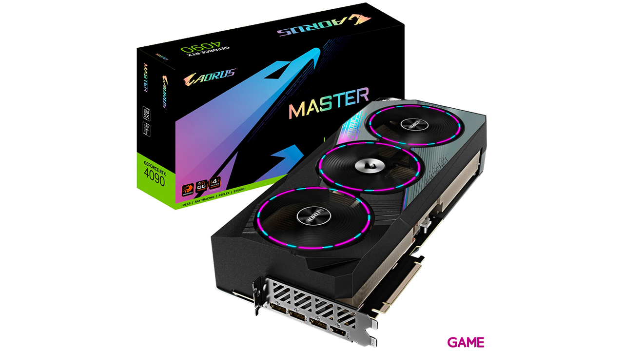 Gigabyte GeForce RTX 4090 Aorus Master 24G GDDR6X - Tarjeta Grafica Gaming-0