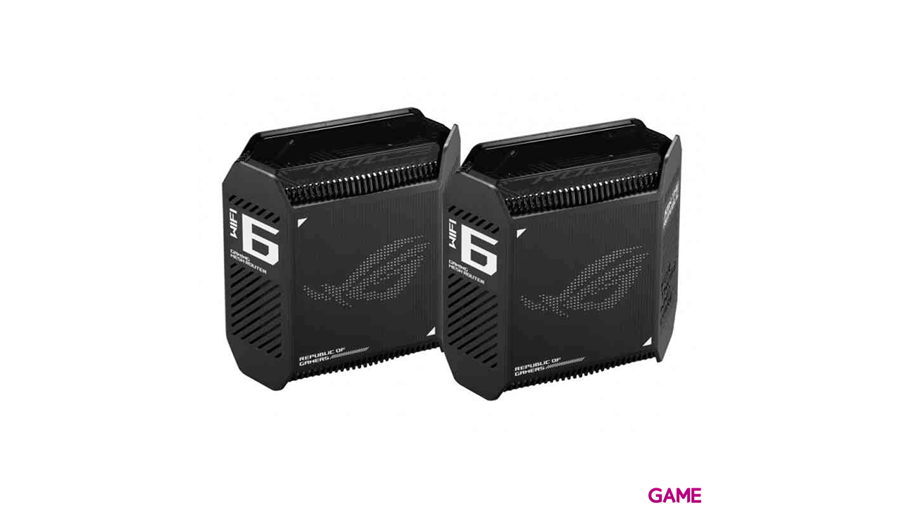 ASUS ROG Rapture GT6 (B-2-PK) Tribanda (2,4 GHz/5 GHz/5 GHz) Wi-Fi 6 (802.11ax) Negro 2Uds - Router-3