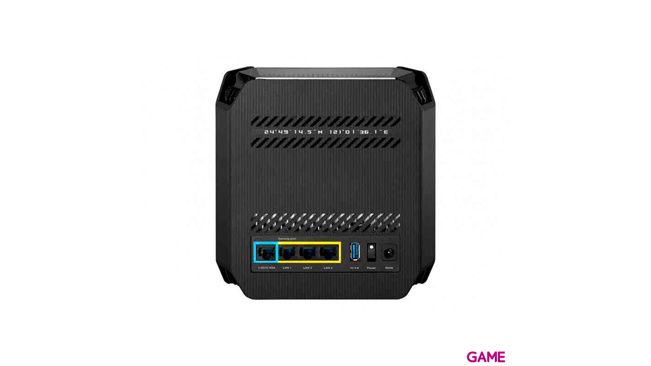 ASUS ROG Rapture GT6 (B-2-PK) Tribanda (2,4 GHz/5 GHz/5 GHz) Wi-Fi 6 (802.11ax) Negro 2Uds - Router-11